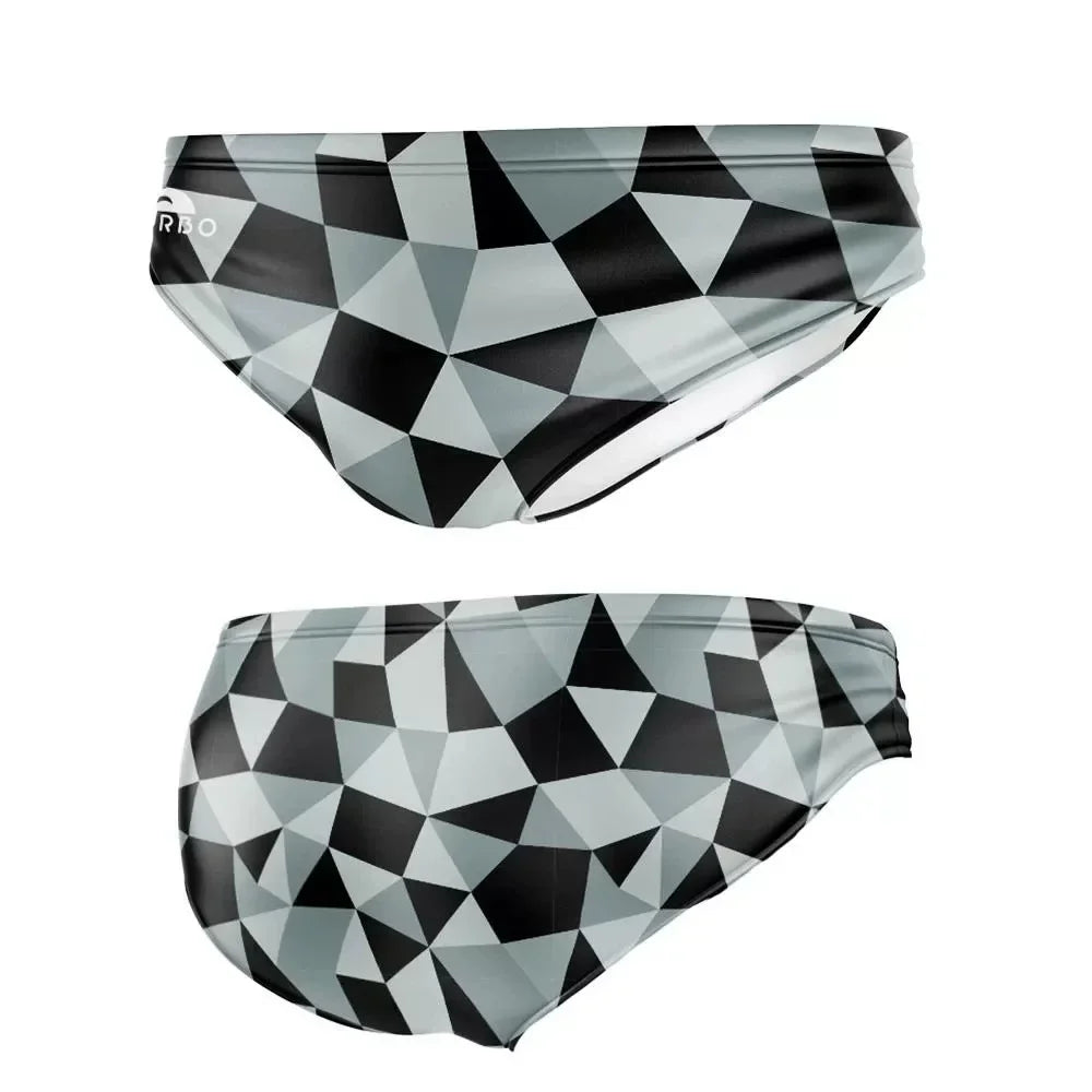Summer Mens Swimming Short Print Briefs Low Sexy Bikini Surfing Beach Maillot De Bain Homme Shorts Pool Training Quick-drying