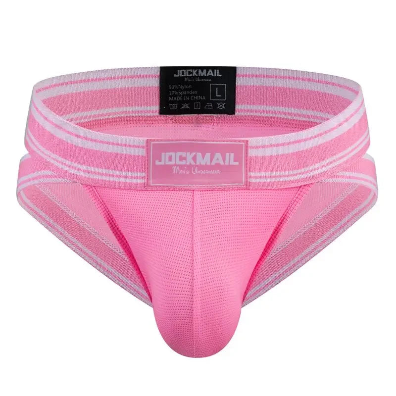 Jockmail Sexy Men Underpants Briefs  Breathable Innerwear Man Underwear Bikini Brief Cuecas Slips Men's Jockstrap Gay Panties