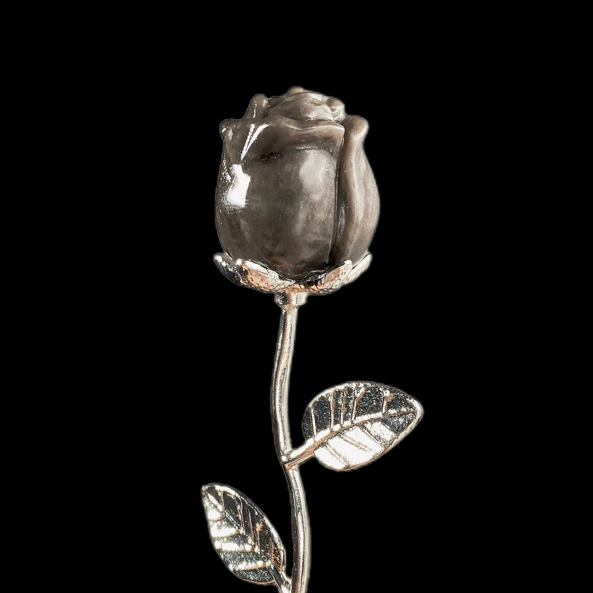 1PC Crystal Carved Rose Flower,Excellent Gifts,Ideal for Valentine's Day,Mother's Day,Graduation Gift,Home Decor Accent