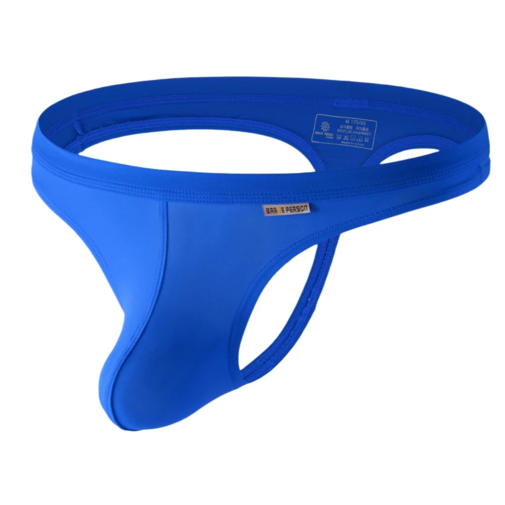 BRAVE PERSON Men's Thongs Sexy Mens Underwear Low Rise Solid Briefs Bikini Panties Men T-back Thongs