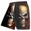 Men's swimming trunks 3D skull print beach shorts quick-drying outdoor leisure sports shorts swimwear fashion men's shorts