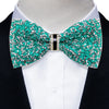 Sparkle Rhinestone Bow Ties for Men Pre-Tied Diamond Sequin Bowtie with Adjustable Length Wedding Party
