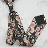 Fashion 8CM Wdith Elegant Neckties Vintage Retro Flower Printed Ties For Adult Mens Casual Daily Neckwear Wedding Party Cravate