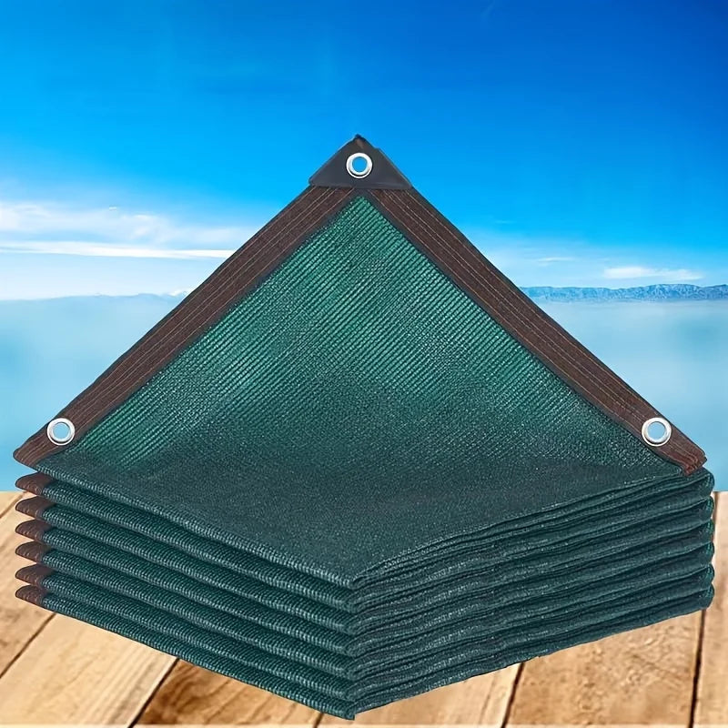 Breathable Sunshade Canvas - Dark Green - Featuring Breathable Technology, with a Special Treatment on the Surface of Hdpe Mater