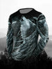 Sale 3D Printed Lion Pattern Men's T-Shirt Casual Comfortable Long Sleeve T-Shirt Unisex Fashion Autumn Unisex T-Shirt Clothing