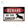 Wildlife Warning Signs Beware Of The Pig Snakes Metal Sign Animals Tin Plate Wild Forest Warning Plaque Retro Wall Stickers Sign