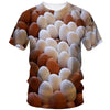 Creative Funny Egg 3d Printed T Shirt Men Summer Short Sleeve Harajuku Casual Loose T-Shirt Fashion Street Comfort Tees Clothing