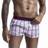 SEOBEAN Classic Plaid Mens Boxer Shorts 100% Cotton Underwear Boxershorts