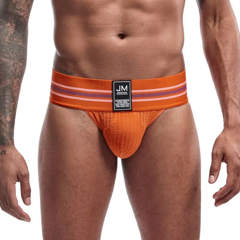 Men's JOCKMAIL JM364 - Old School Brief Orange