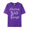 Toddler Of Mother Day Raising Wild Things Clothing Camiseta Masculina Graphic Tee Original Mens T-Shirts New Years Eve