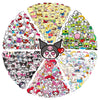 50pcs Sanrio Cartoon Stickers - Hello Kitty, Kuromi, My Melody
