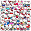 50pcs Sanrio Cartoon Stickers - Hello Kitty, Kuromi, My Melody