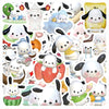 50pcs Sanrio Cartoon Stickers - Hello Kitty, Kuromi, My Melody