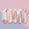 Ankle Boat Socks for Women - Breathable Spring Autumn Casual Socks