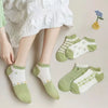 Ankle Boat Socks for Women - Breathable Spring Autumn Casual Socks