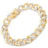 0.70 Carat Genuine White Diamond .925 Sterling Silver Bracelet