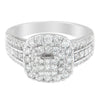 14K White Gold Diamond Vintage Ring (1 cttw, H-I Color, I1-I2 Clarity)