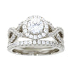 Cubic Zirconium CZ SS Bridal Sterling Silver