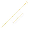 Bead Links Pendant Chain in 14k Yellow Gold (1.5mm)