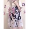 Breezy Loose Cartoon Print Shirt