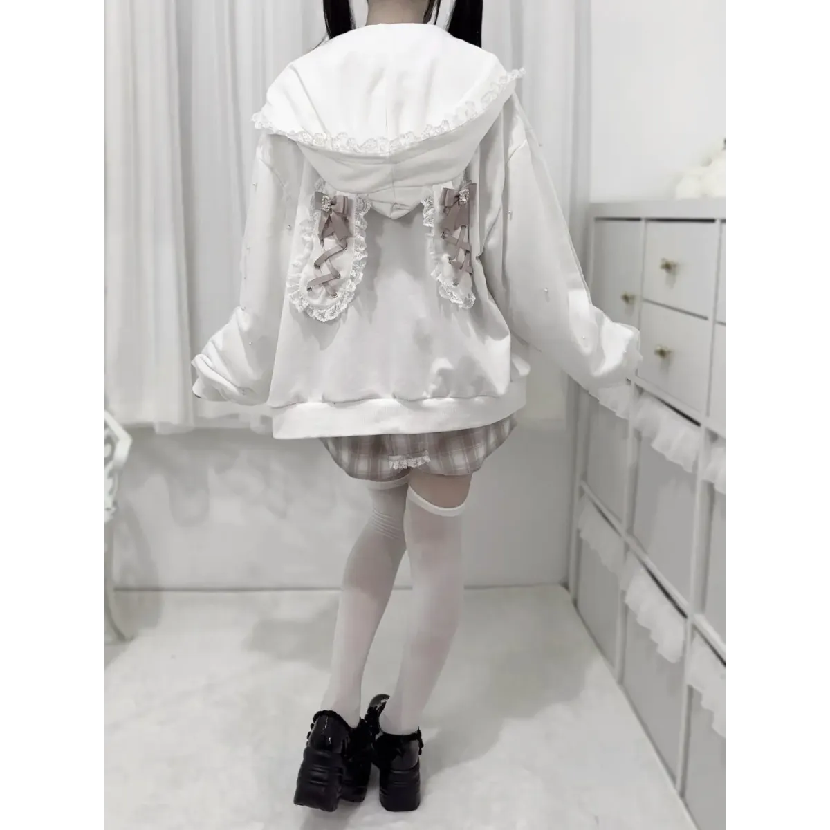 Kawaii Harajuku Bunny Ear Hoodie