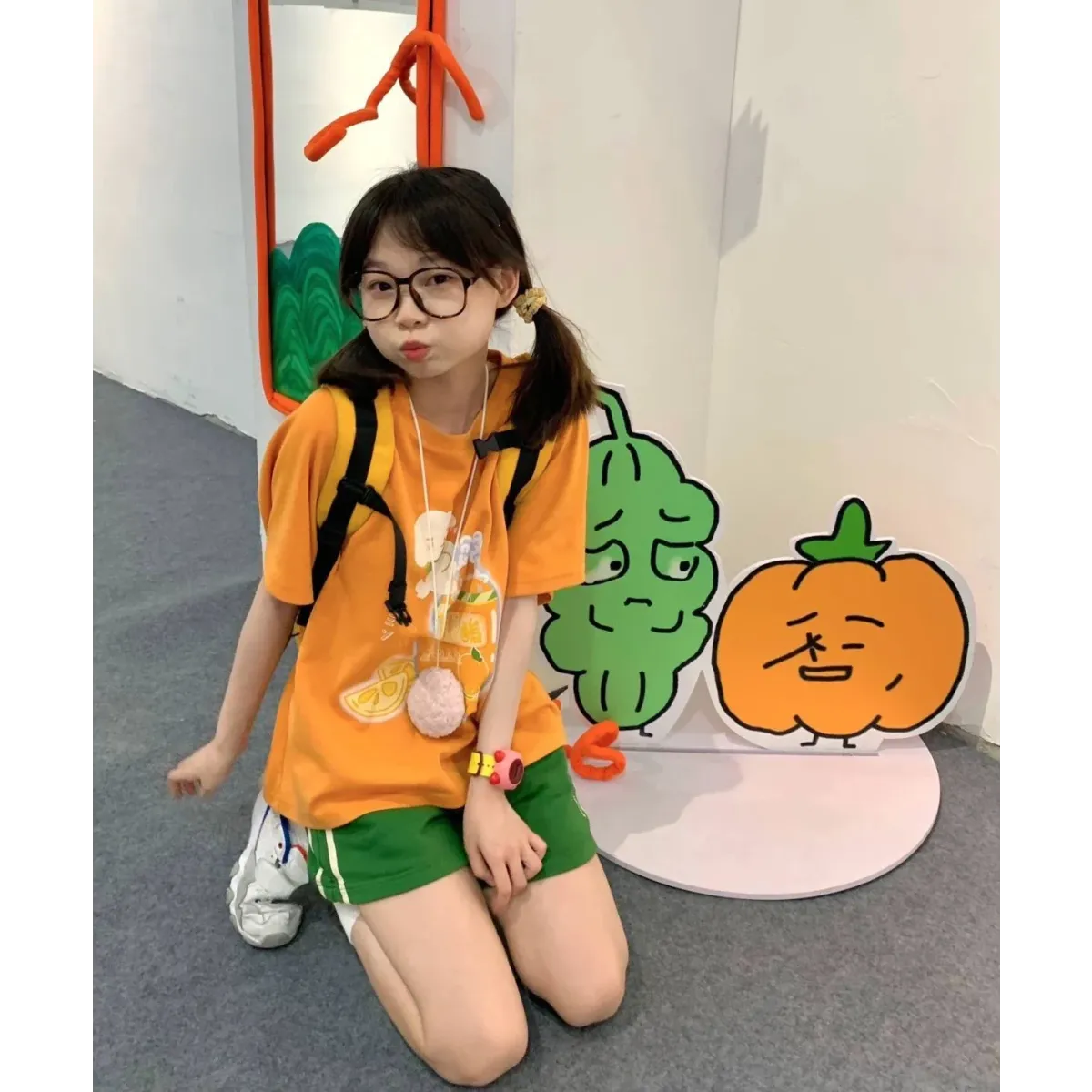 Harajuku Cartoon Print Tee