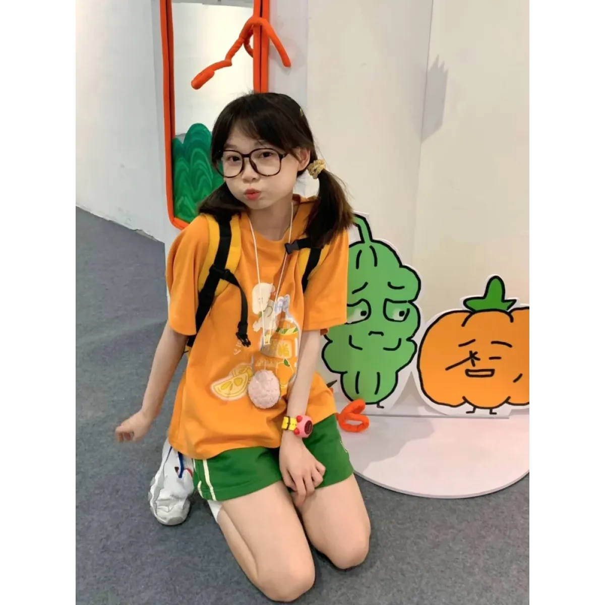 Harajuku Cartoon Print Tee