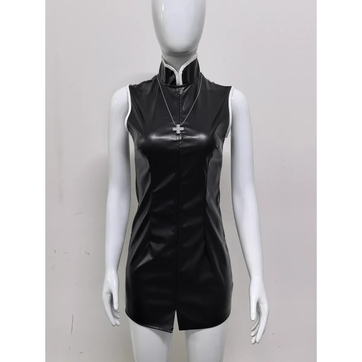 Misato Katsuragi EVA Cosplay Set – Red Jacket & Black Dress Costume