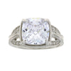 Cubic Zirconium Ring Sterling Silver