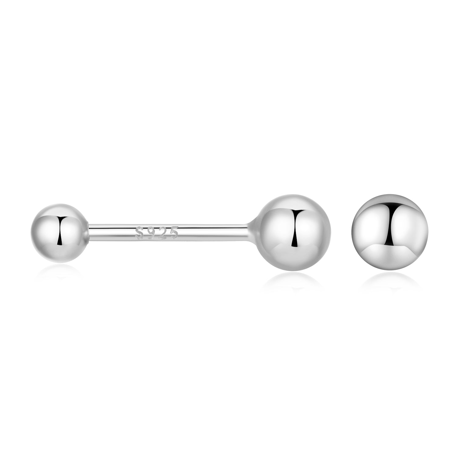925 Sterling Silver Plated Platinum Dangle Earrings for Women