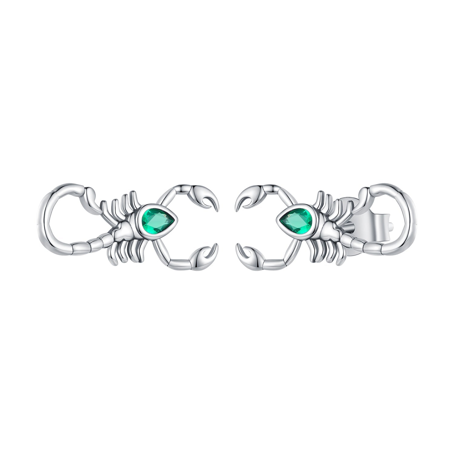 925 Sterling Silver Earrings with Pavé Setting CZ and Oxidized Finish for Women
