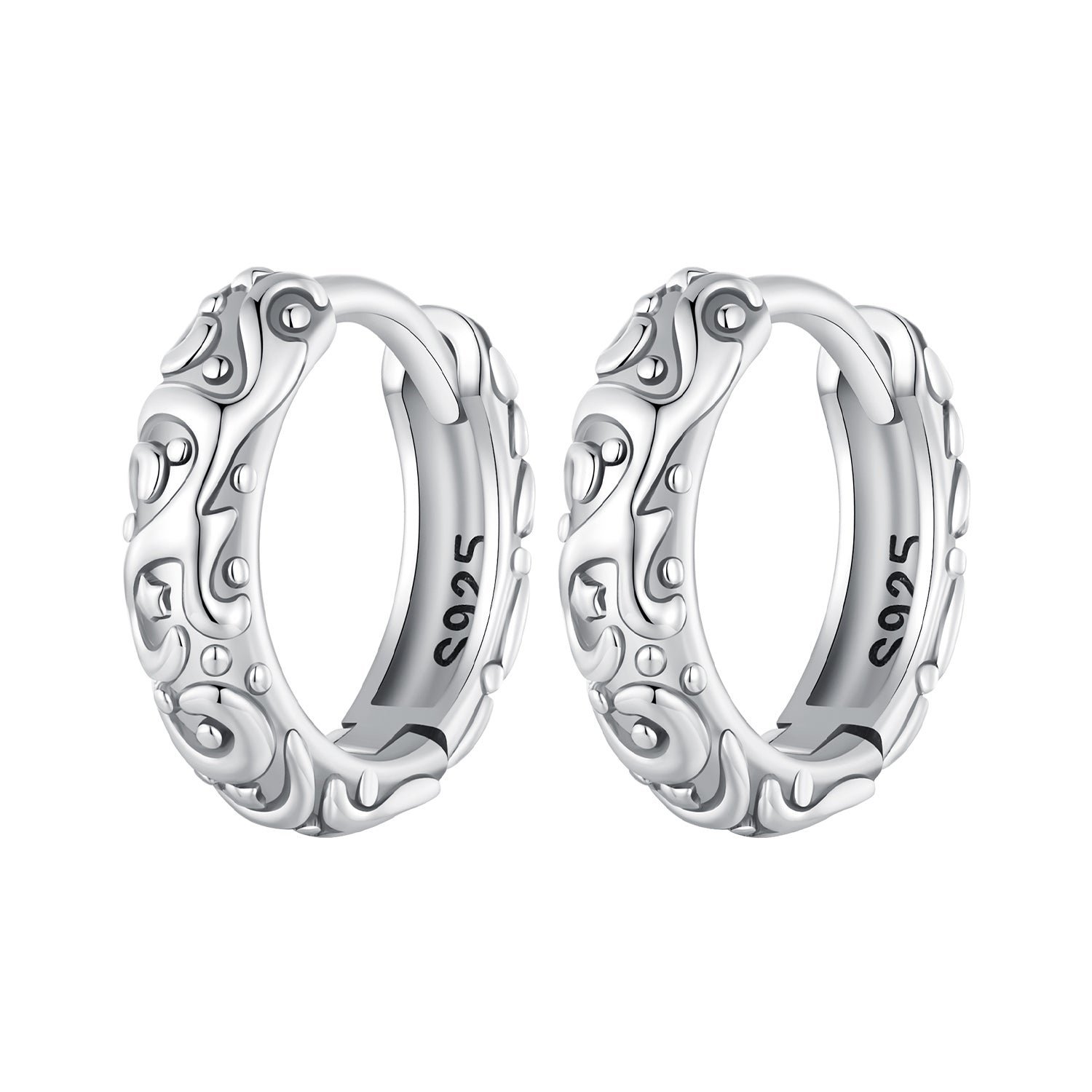 925 Sterling Silver Oxidized Earrings for Women
