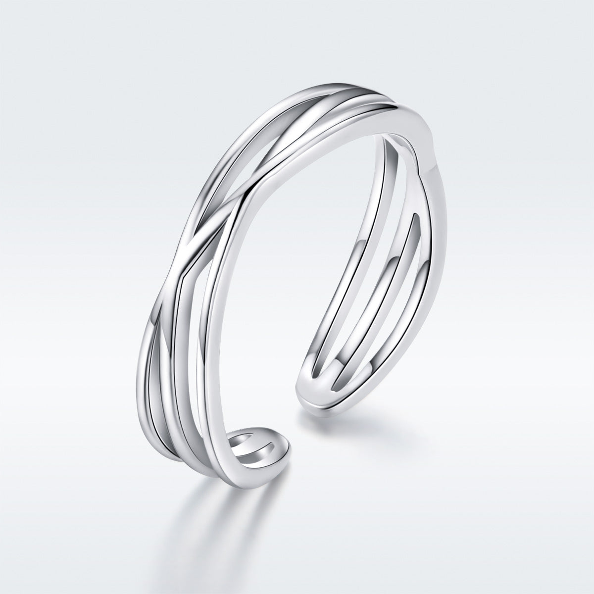S925 Sterling Silver Ring 0.4cm Width
