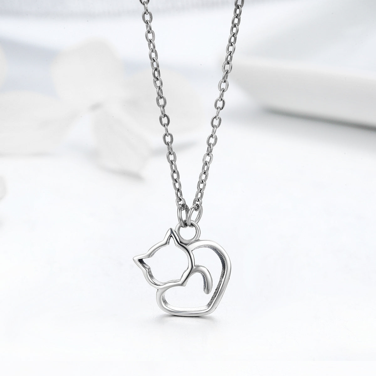 925 Sterling Silver Adjustable Necklace 38-45cm