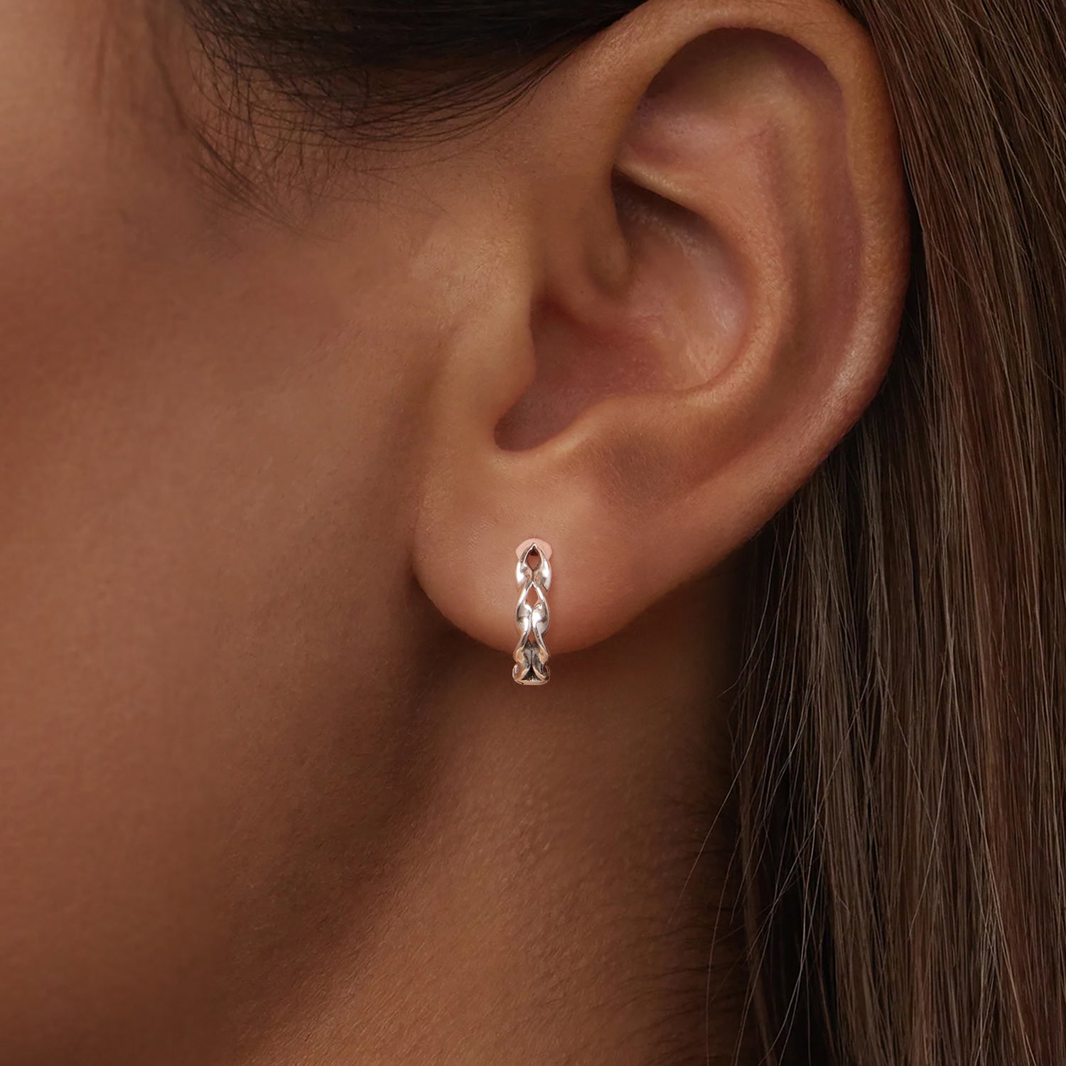 925 Sterling Silver Earrings for Women with Oxidized Finish