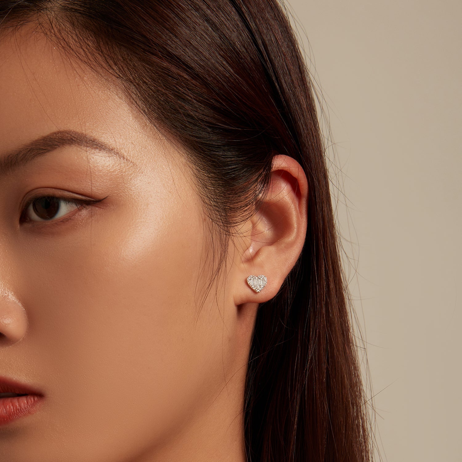 925 Sterling Silver Earrings with Pavé Set CZ