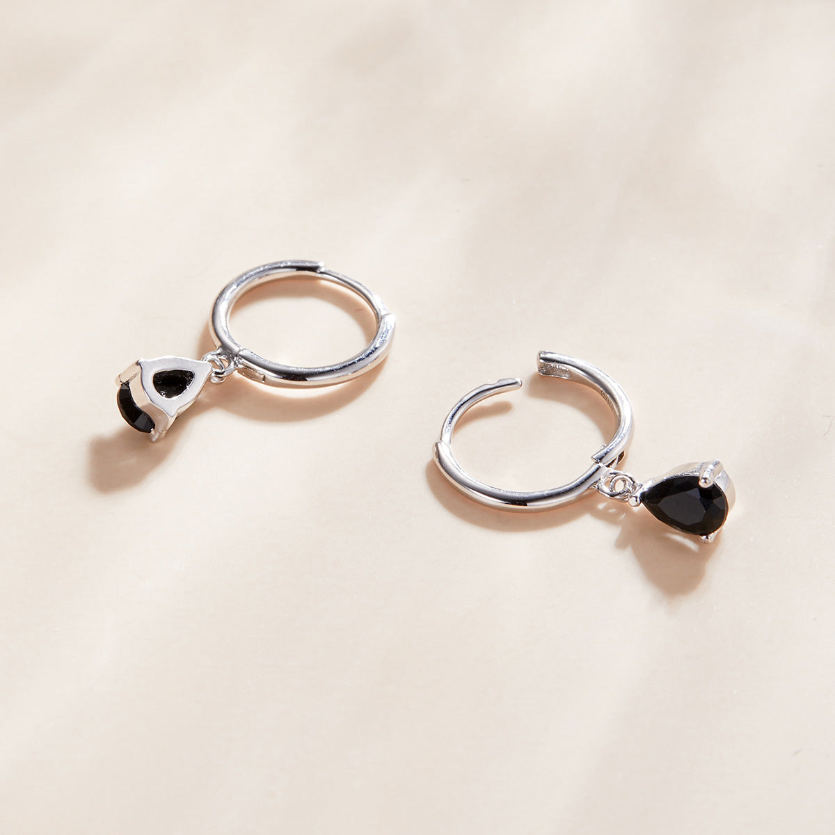 925 Sterling Silver Earrings with Pavé Setting CZ