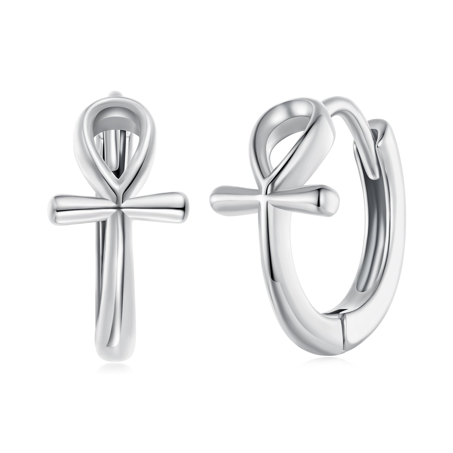 925 Sterling Silver Oxidized Silver Earrings 1.2x0.6cm for Women