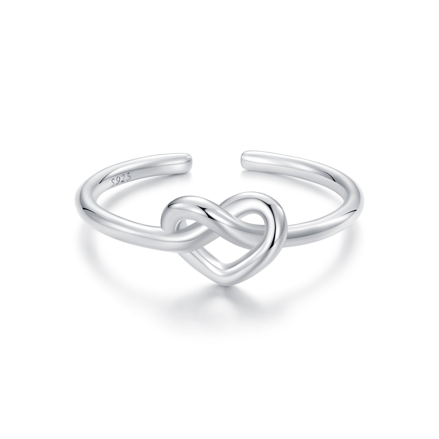 925 Sterling Silver & Plated White Gold 1.6mm Ring for Women