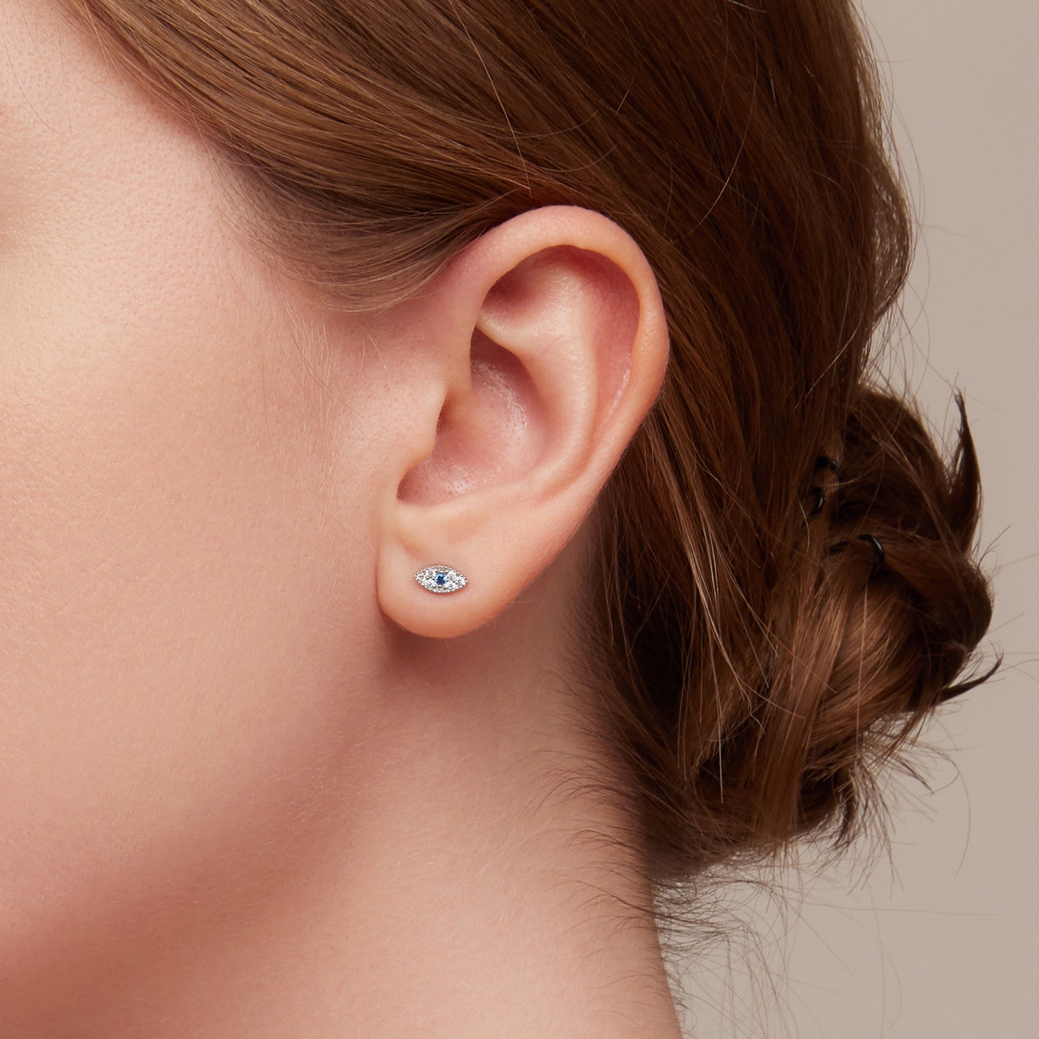 925 Sterling Silver & Pavé Setting CZ Earrings