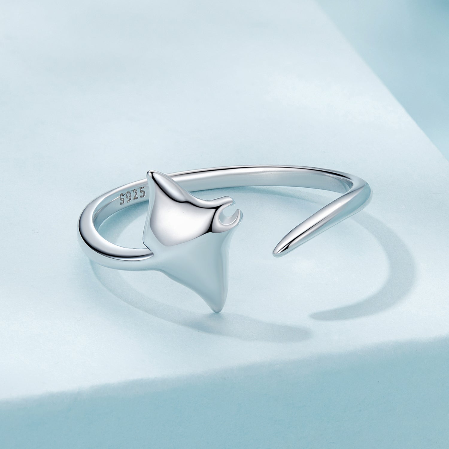 925 Sterling Silver & Plated White Gold 1.7mm Ring for Men
