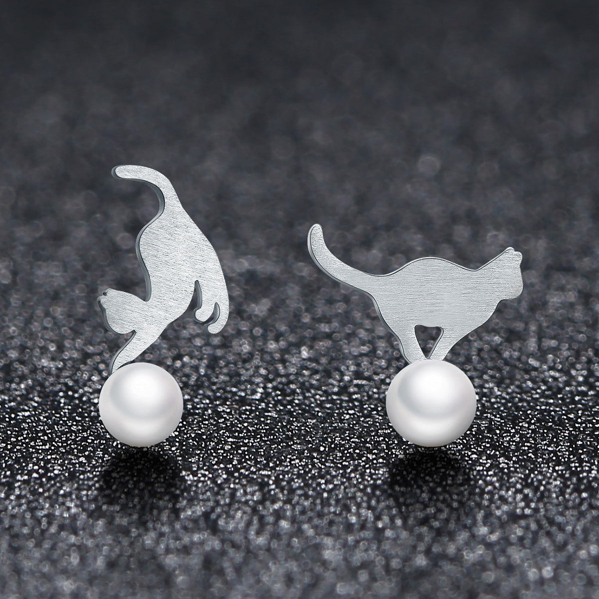 925 Sterling Silver Shell Pearl Earrings for Women