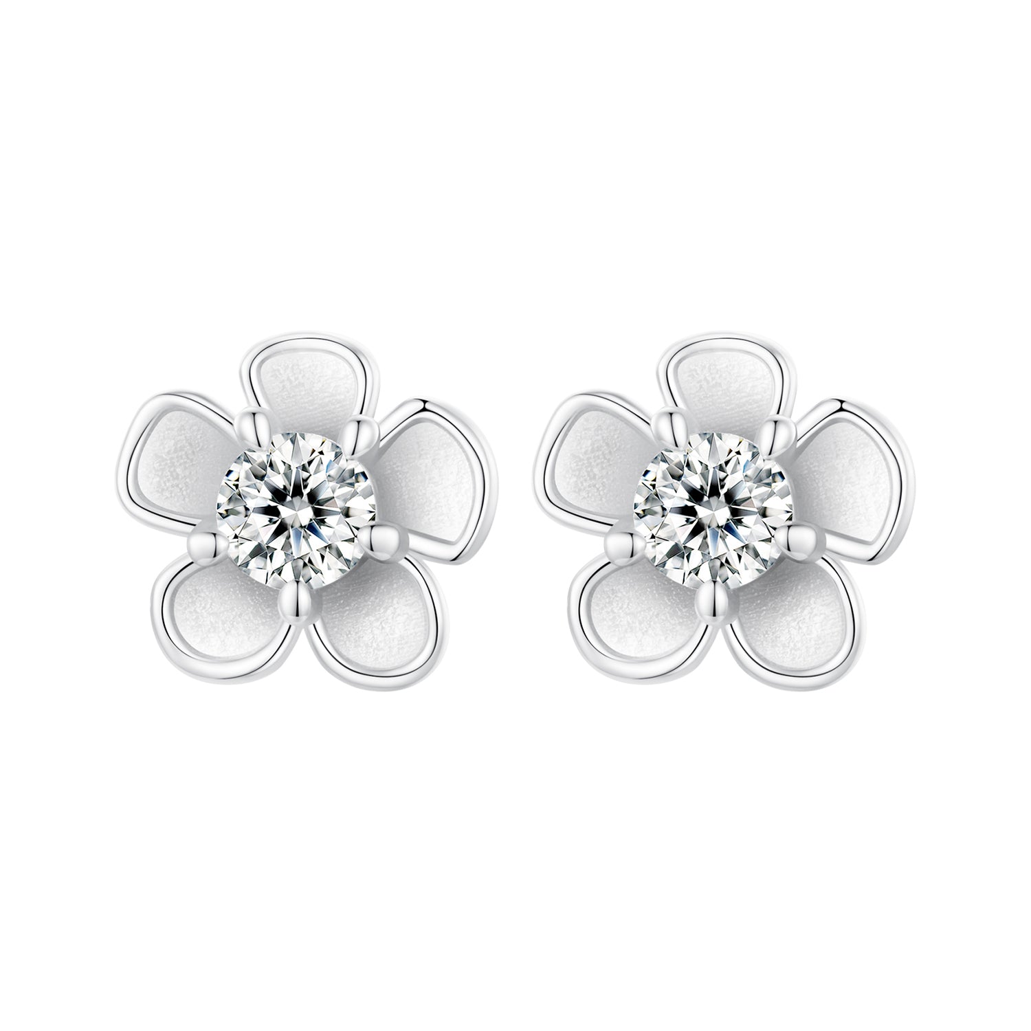 S925 Sterling Silver 3.00 Carat Moissanite Earrings for Women