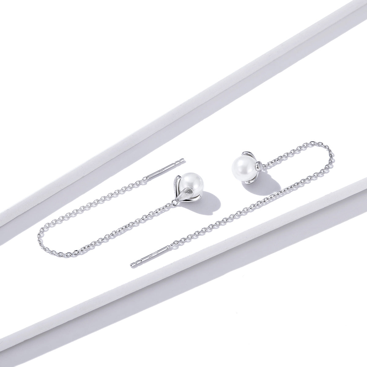 925 Sterling Silver Earrings with Quality Shell Pearl