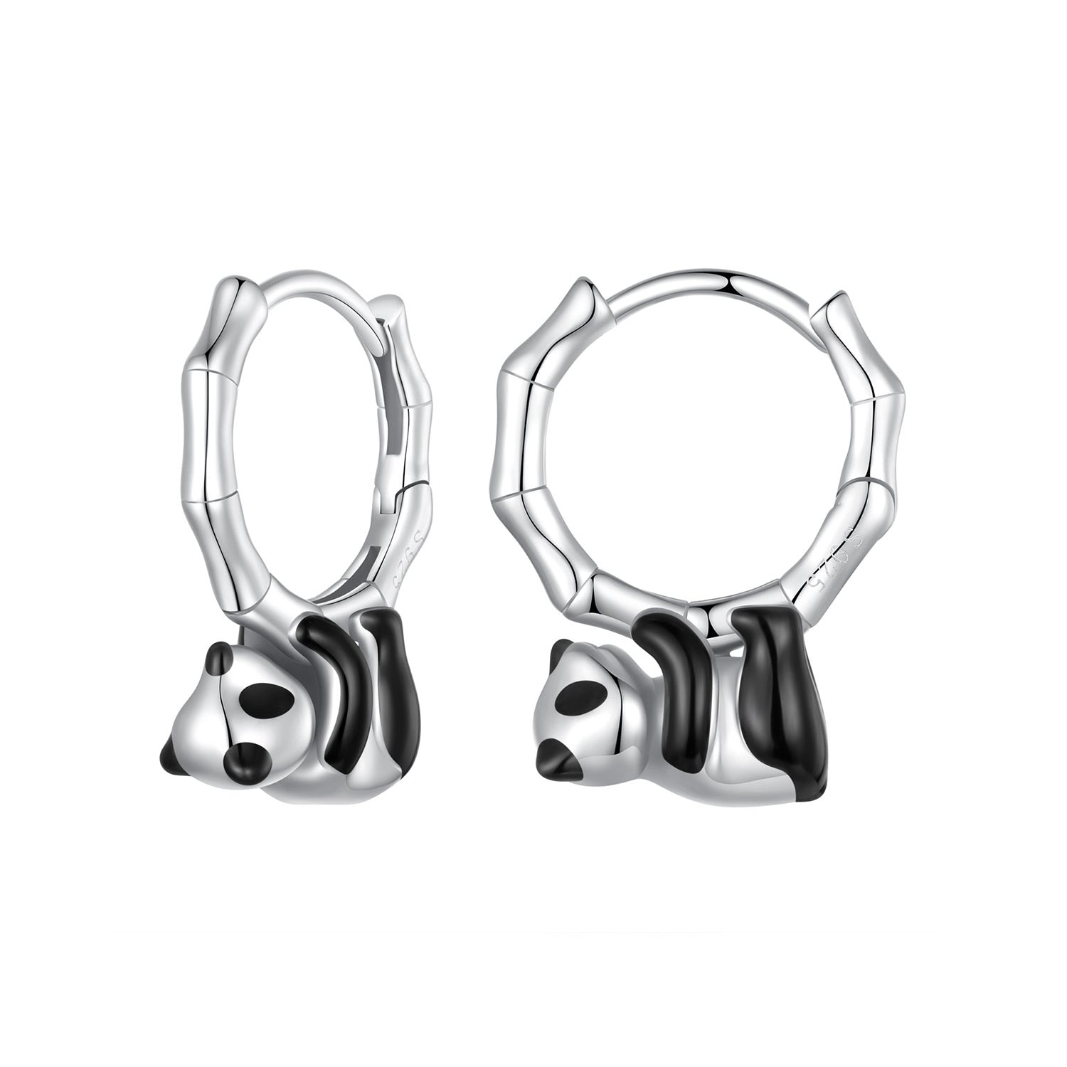 S925 Sterling Silver Enamel Earrings for Women