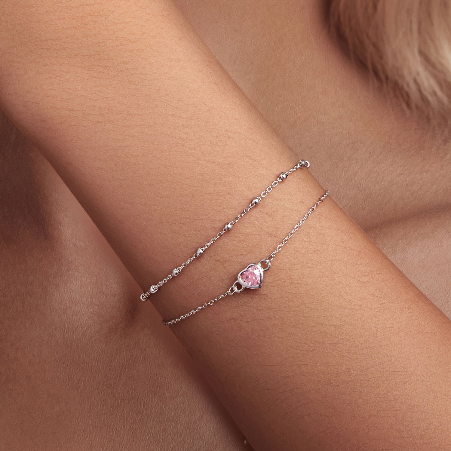 S925 Sterling Silver Pavé CZ Plated Bracelet for Women