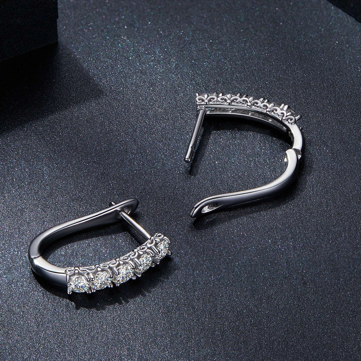 S925 Sterling Silver Moissanite Earrings 0.30 Carat for Women
