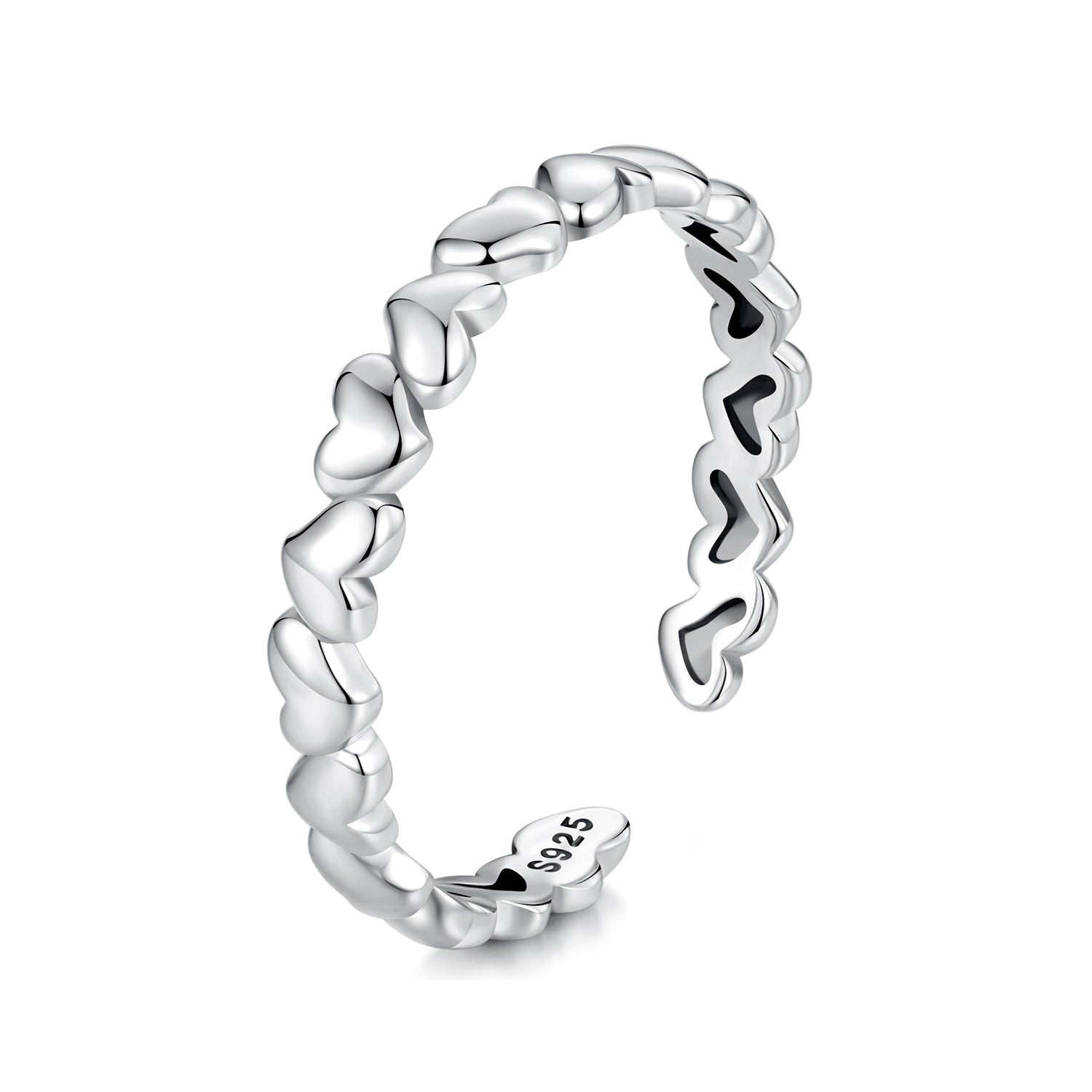 925 Sterling Silver Oxidized Silver 0.3cm Width Ring for Unisex