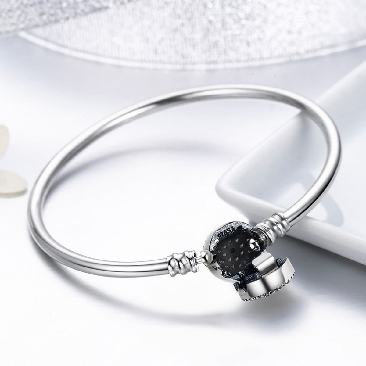 925 Sterling Silver Bracelets Size 17.0 for Women