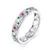 925 Sterling Silver Ring with Pavé Setting CZ - Size 6.0